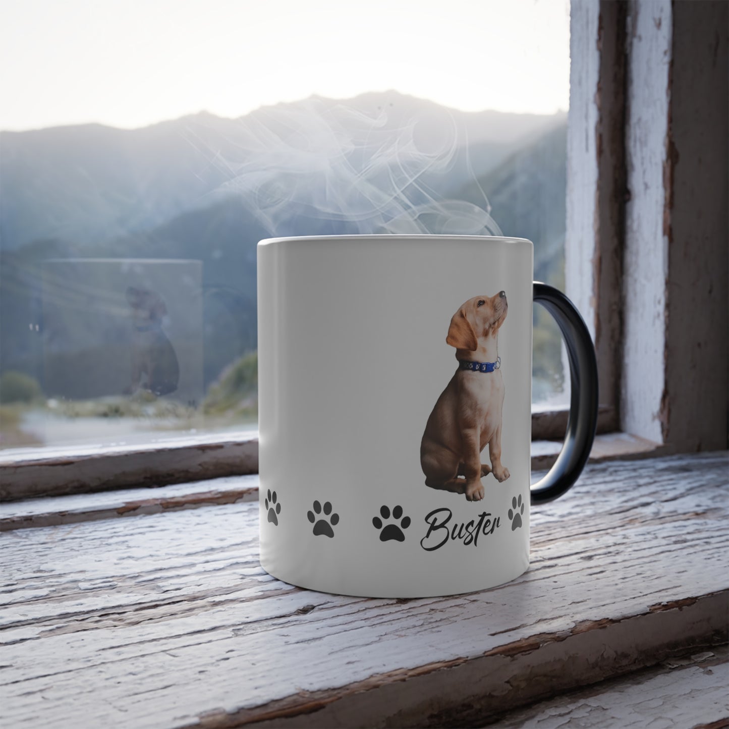 Pet Dog Mug with your pet´s name and picture
