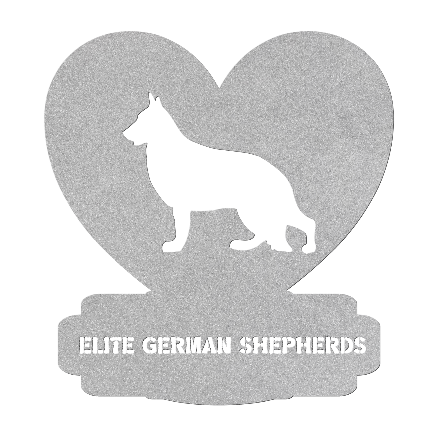 Custom Made Metal Dog Sign With your Breed and Text