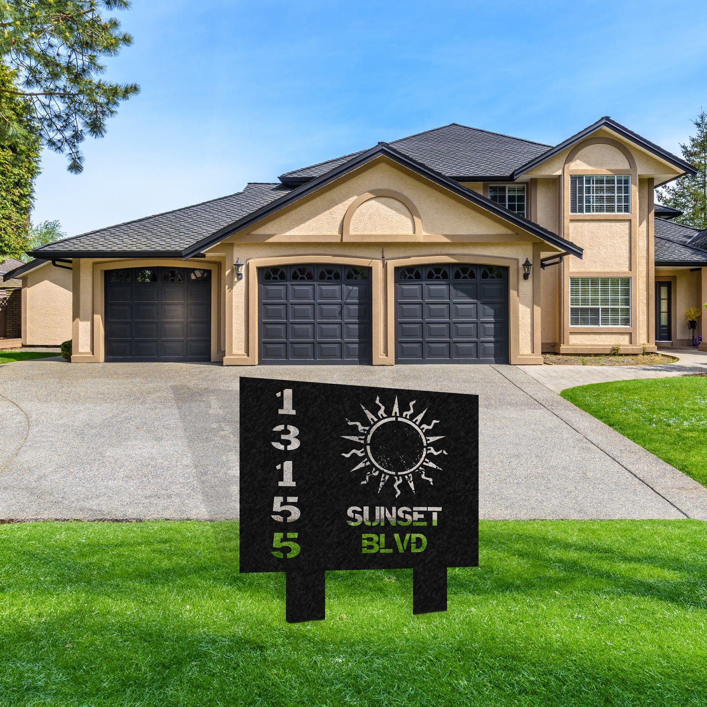 Wilderness Metal Address Sign