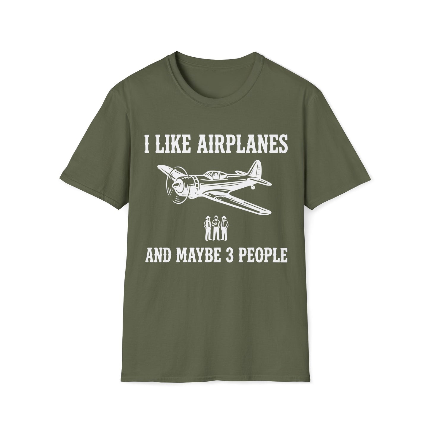 I like airplanes and maybe 3 people