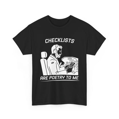 Checklists are poetry to me