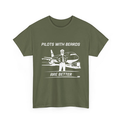 Pilots with beards are better