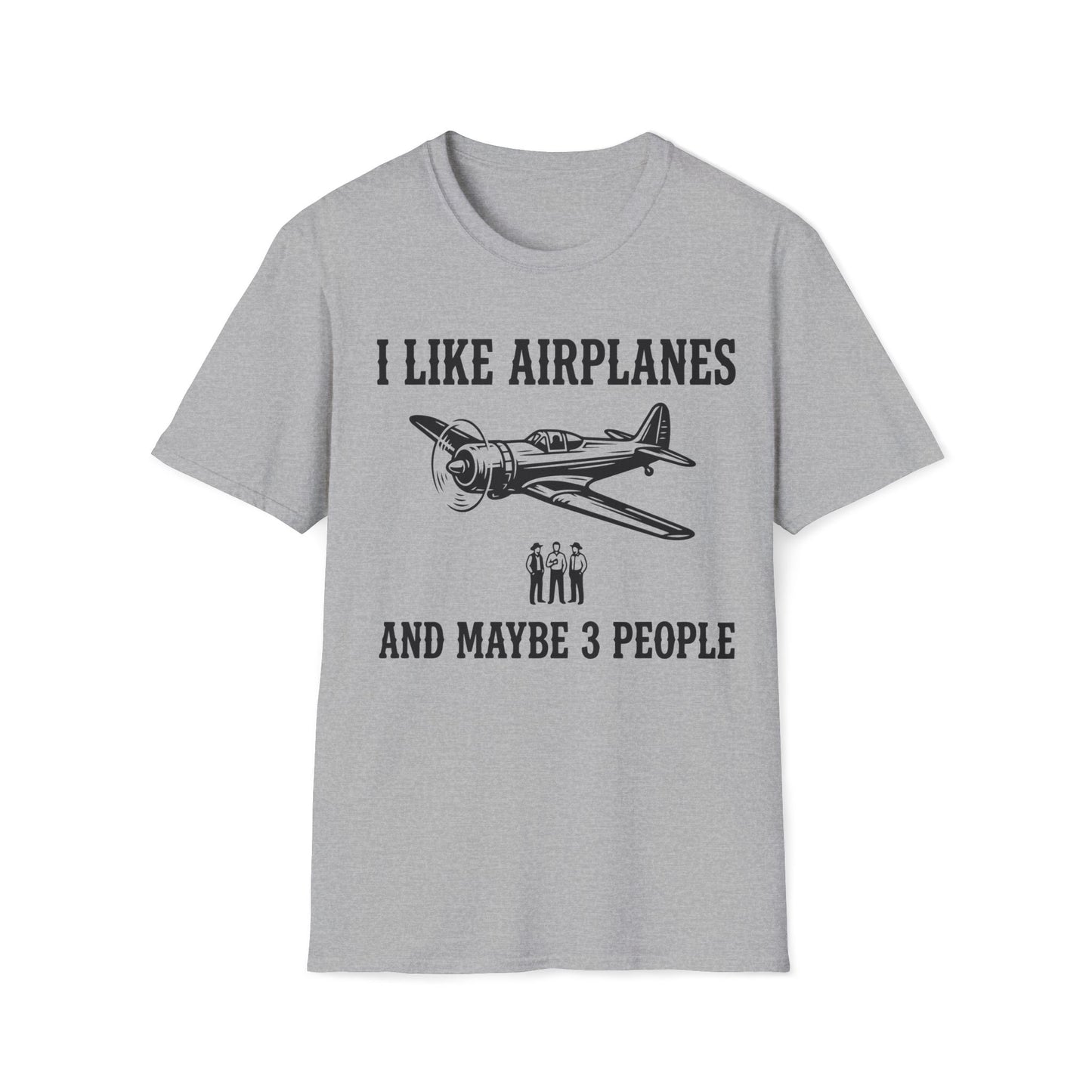 I like airplanes and maybe 3 people