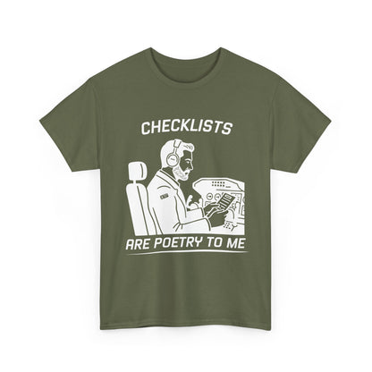 Checklists are poetry to me