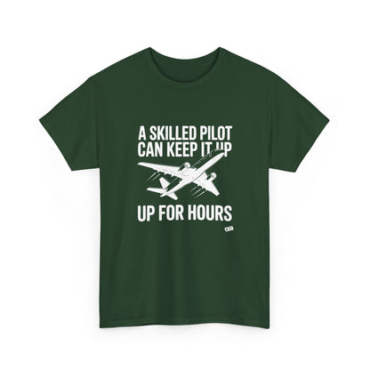 A skilled pilot can keep it up for hours