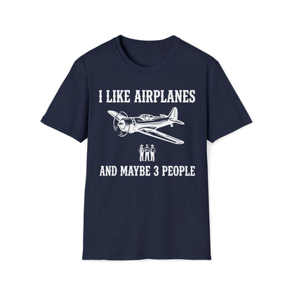 I like airplanes and maybe 3 people