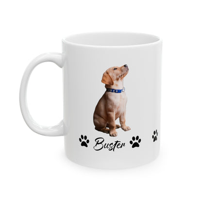 Pet Dog Mug with your pet´s name and picture