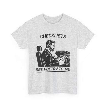 Checklists are poetry to me