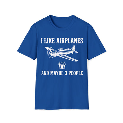 I like airplanes and maybe 3 people