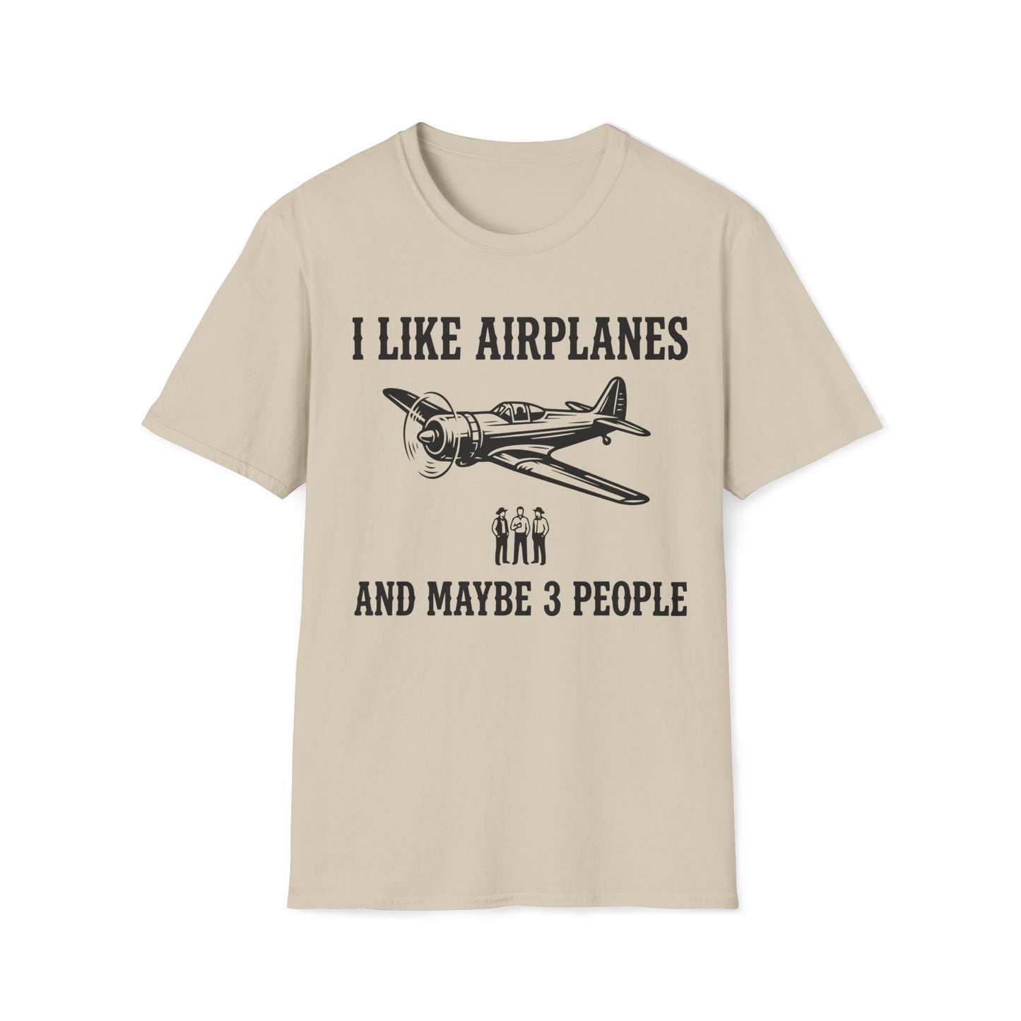 I like airplanes and maybe 3 people
