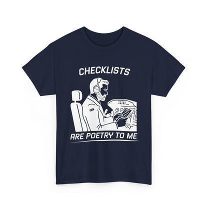 Checklists are poetry to me