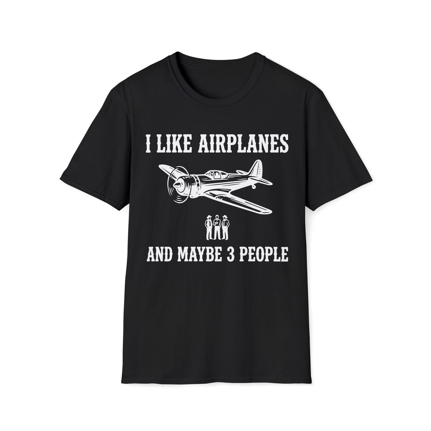 I like airplanes and maybe 3 people