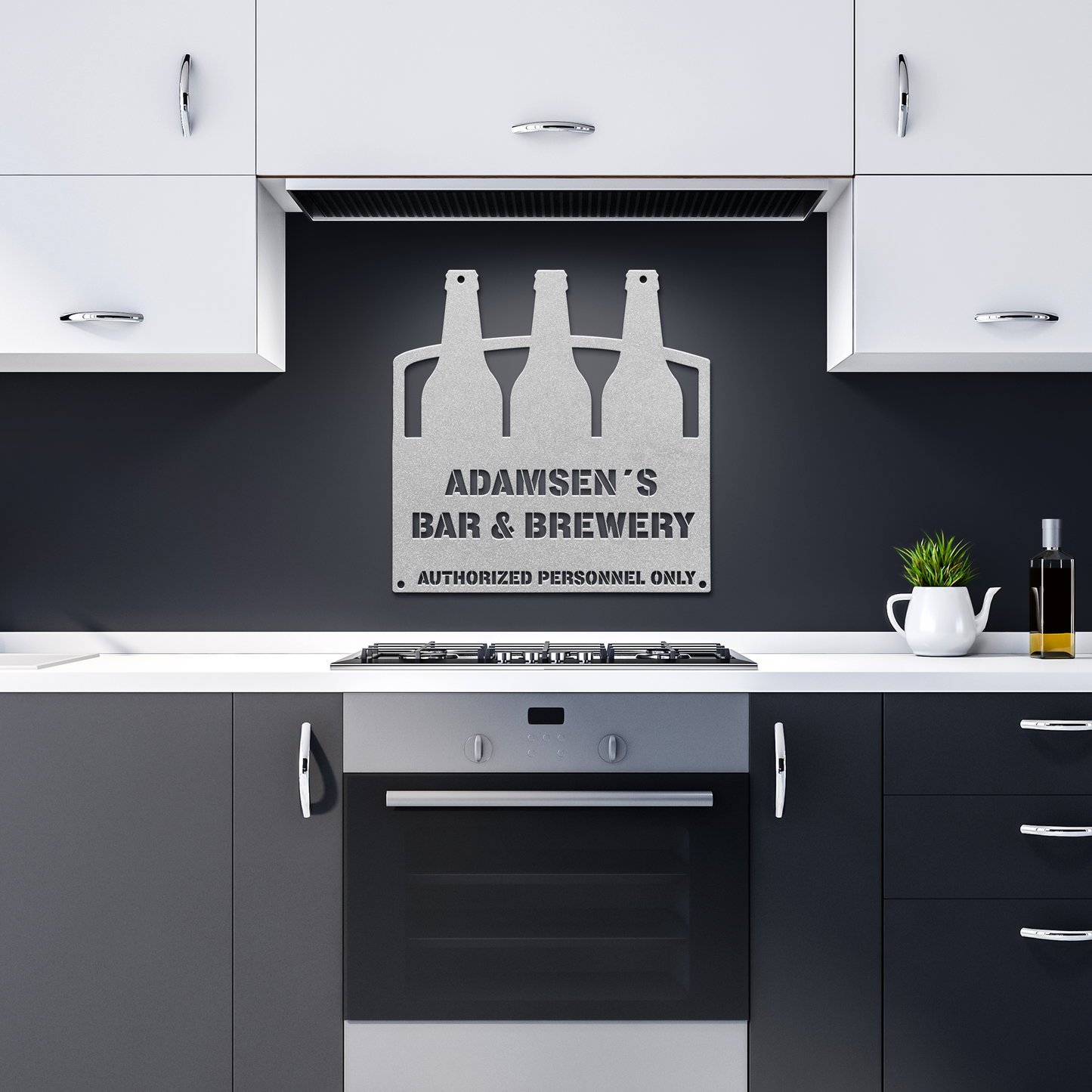 Bar & Brewery Custom Metal Sign with your text