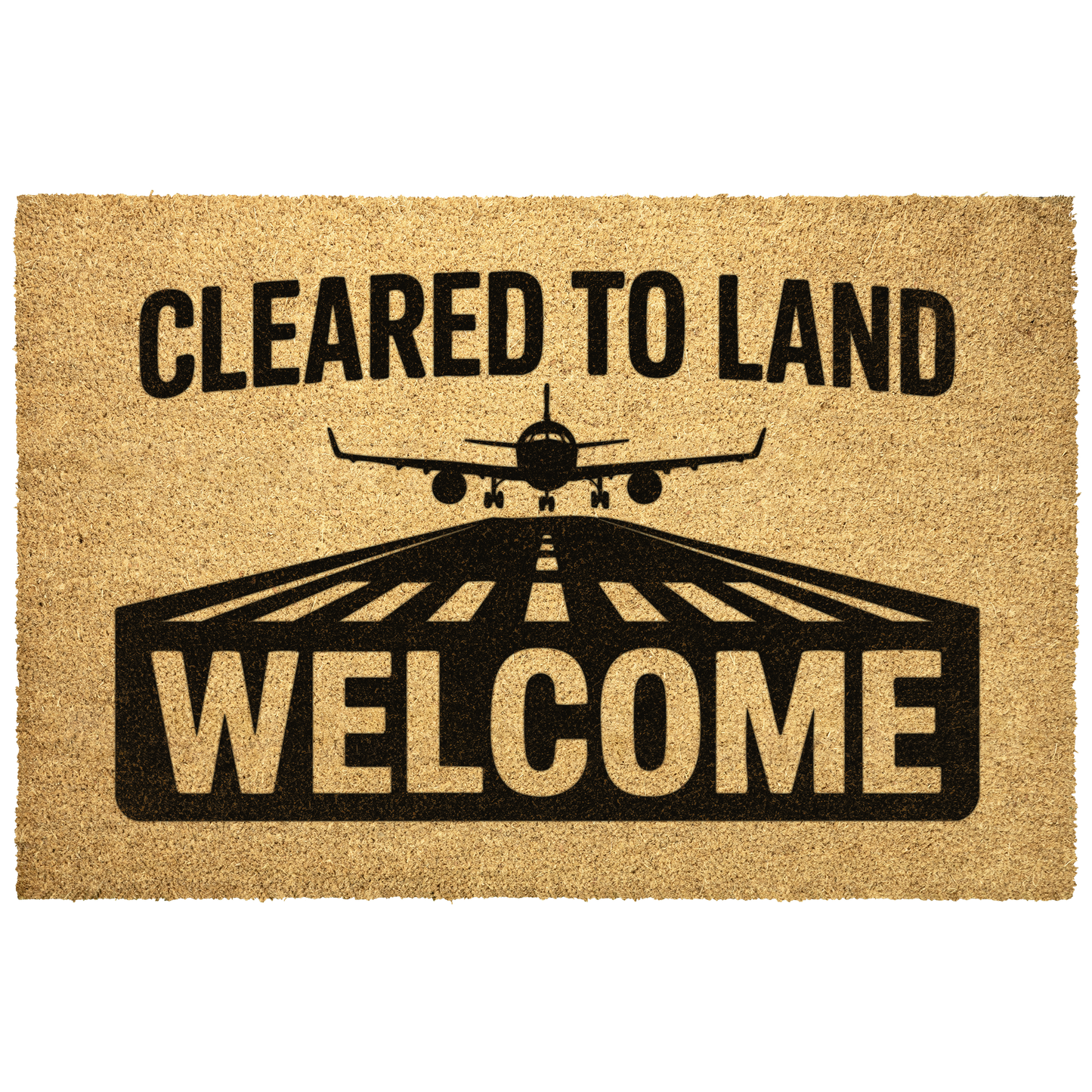 Cleared_to_land_-_welcome_aviation_door__Outdoor_Mat_Main_Mockup.png