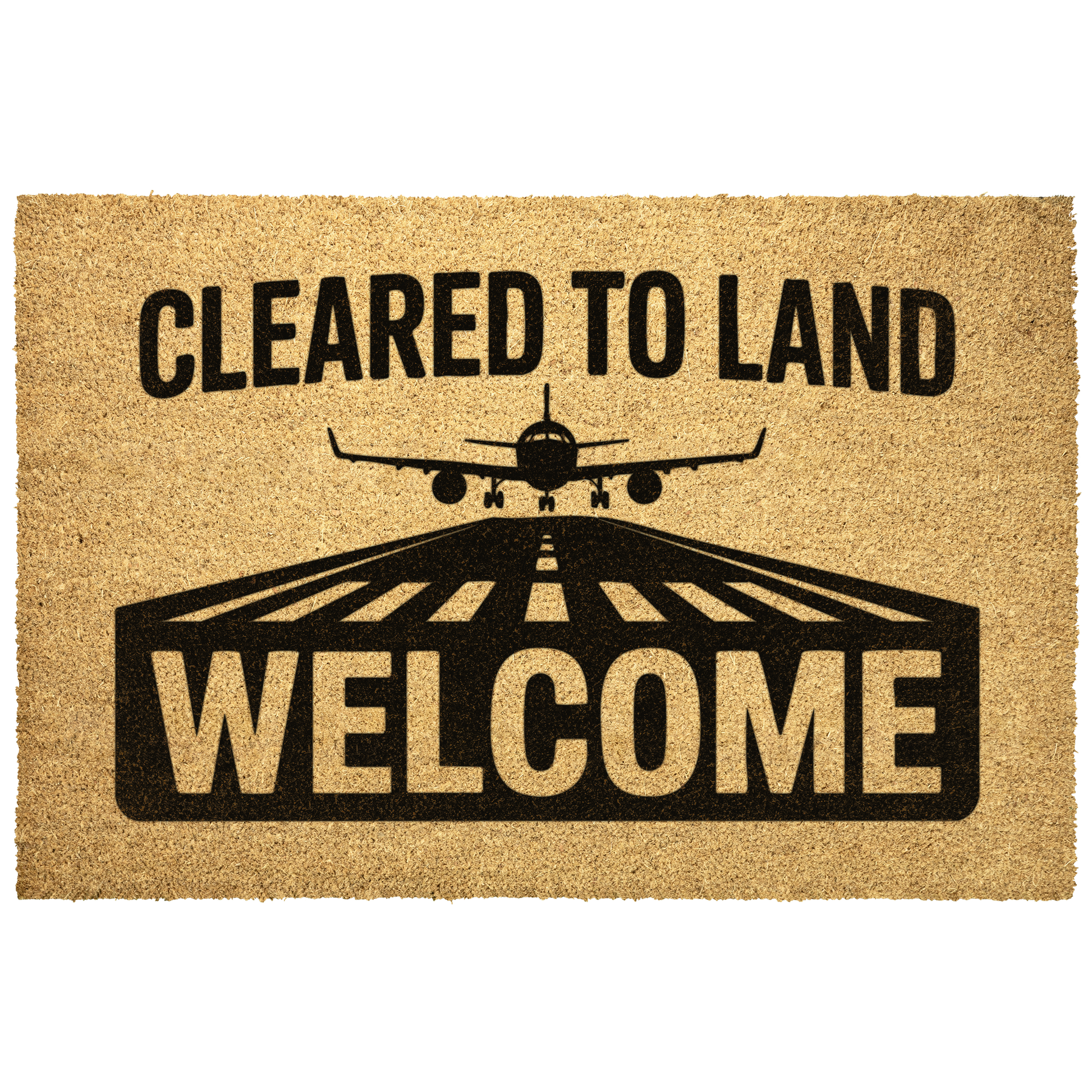 Cleared_to_land_-_welcome_aviation_door__Outdoor_Mat_Main_Mockup.png
