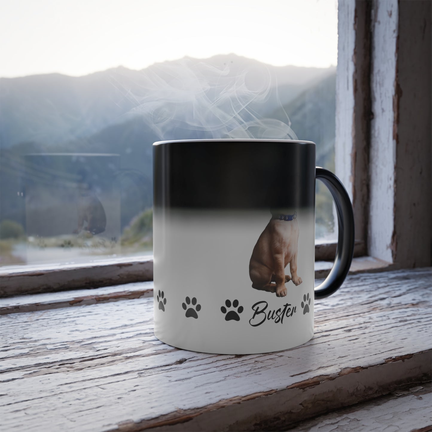 Pet Dog Mug with your pet´s name and picture