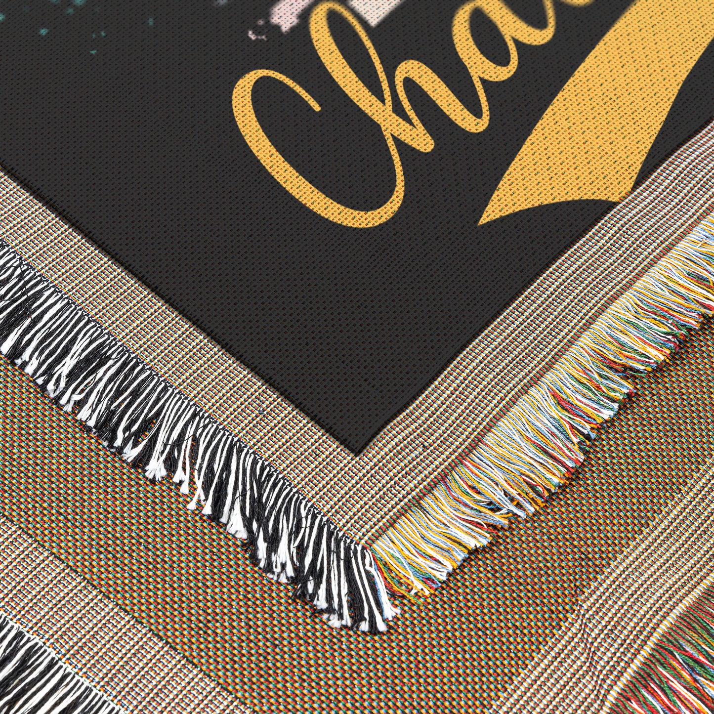 Custom Bigfoot Woven Blanket