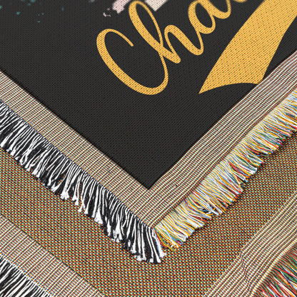 Custom Bigfoot Woven Blanket