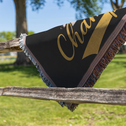 Custom Bigfoot Woven Blanket