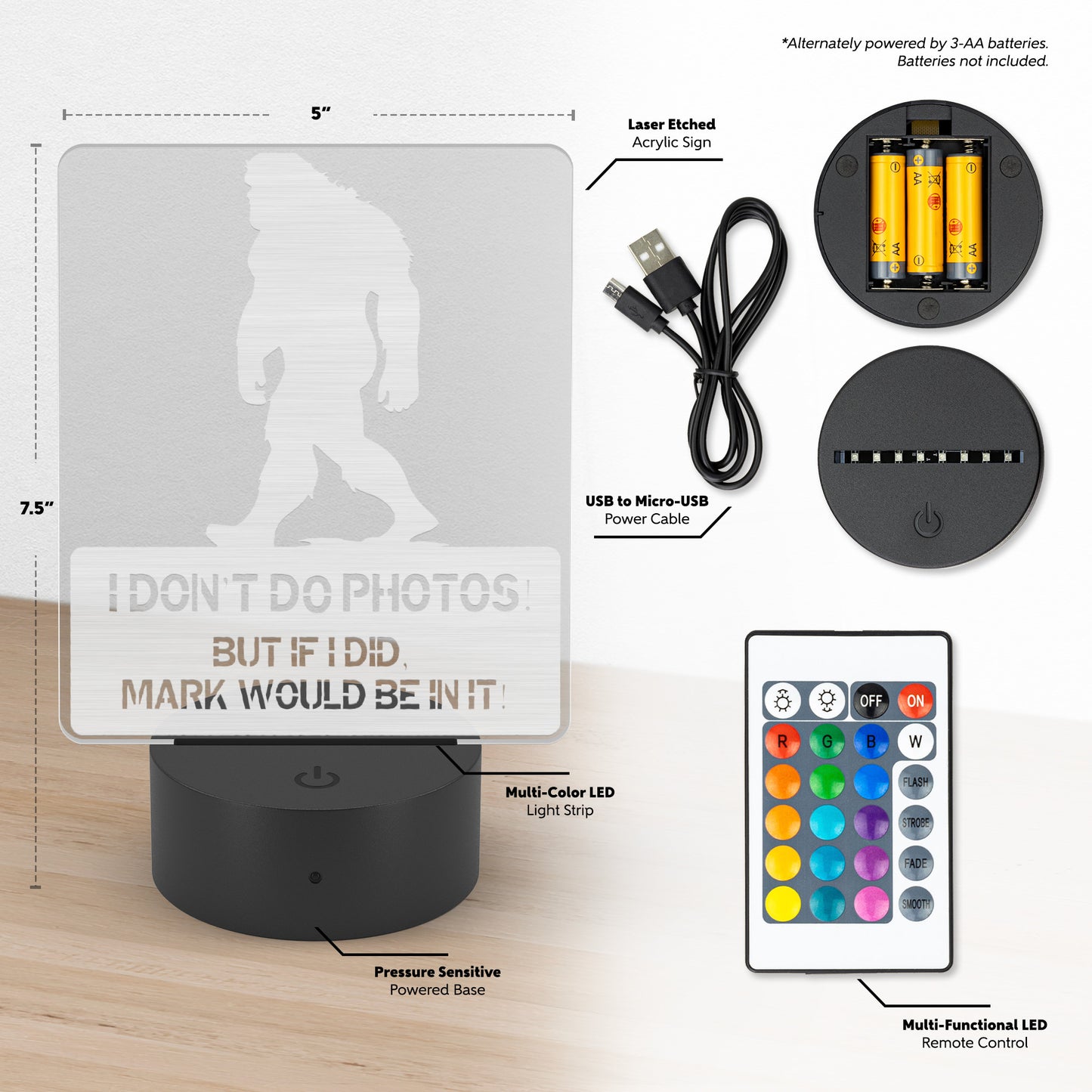 Custom Made Bigfoot Led Sign