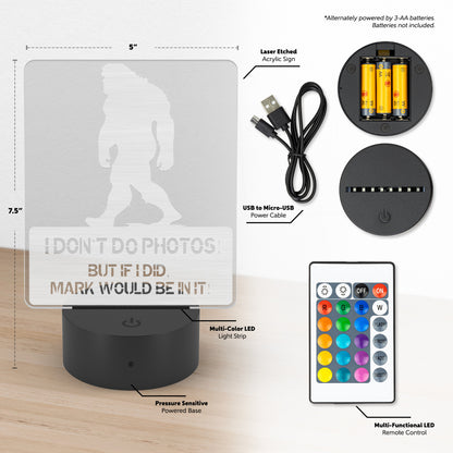 Custom Made Bigfoot Led Sign