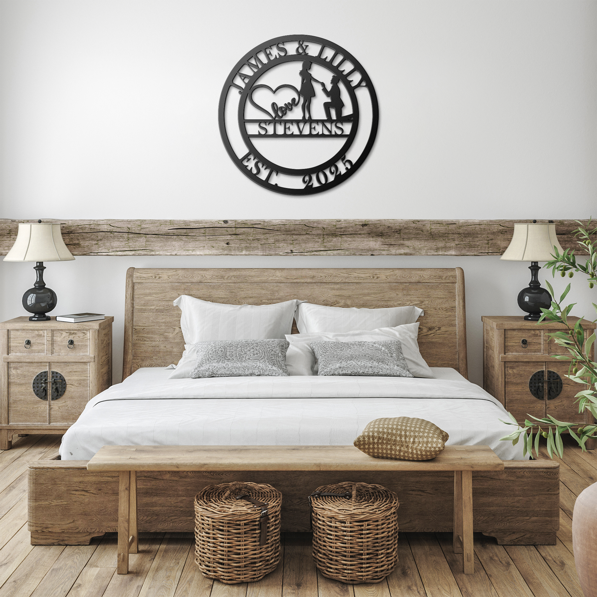 Custom_family_name_metal_monogram_sign__Black_Farmhouse_Bedroom_Mockup.png