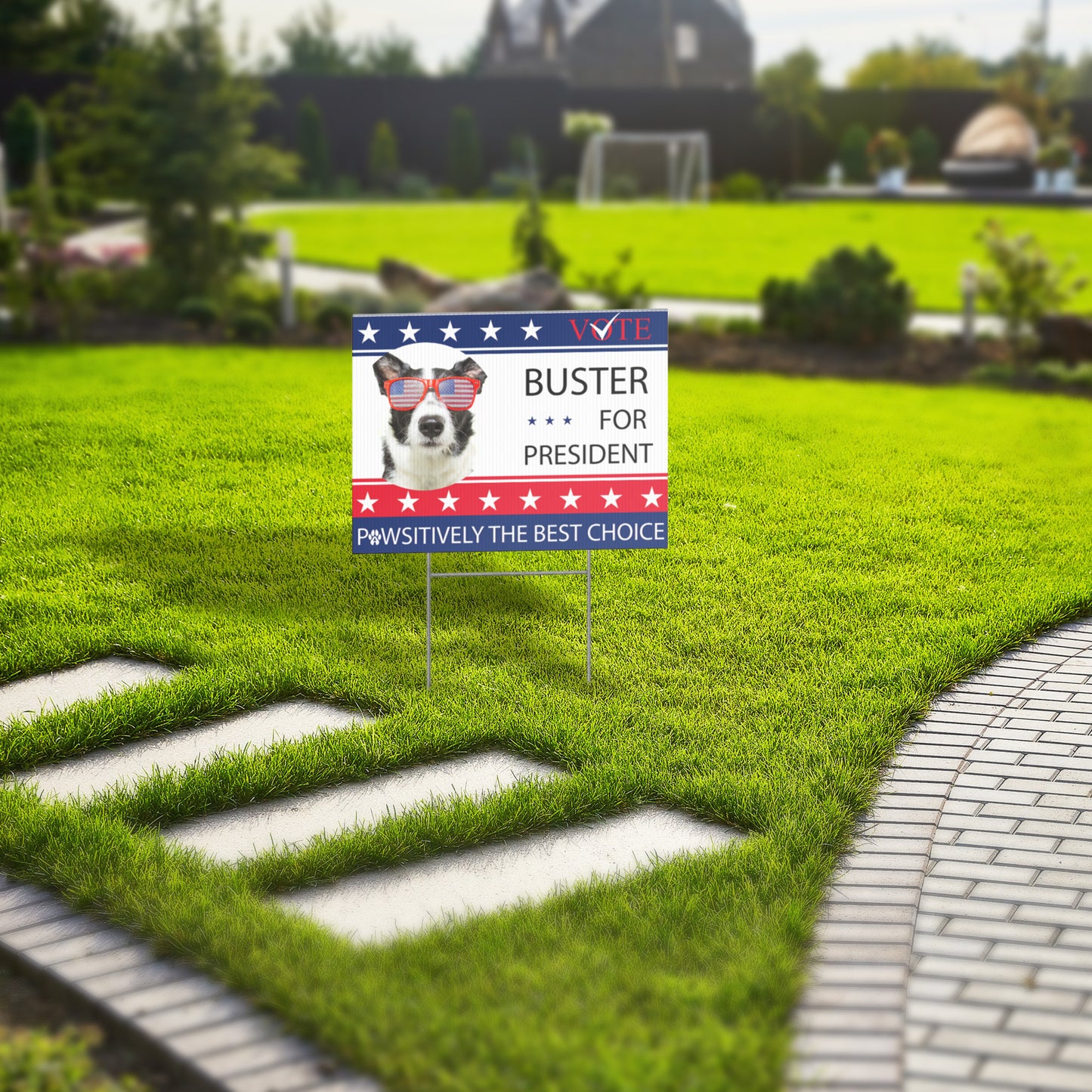 Dog Election Yard Sign