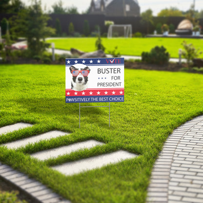 Dog Election Yard Sign