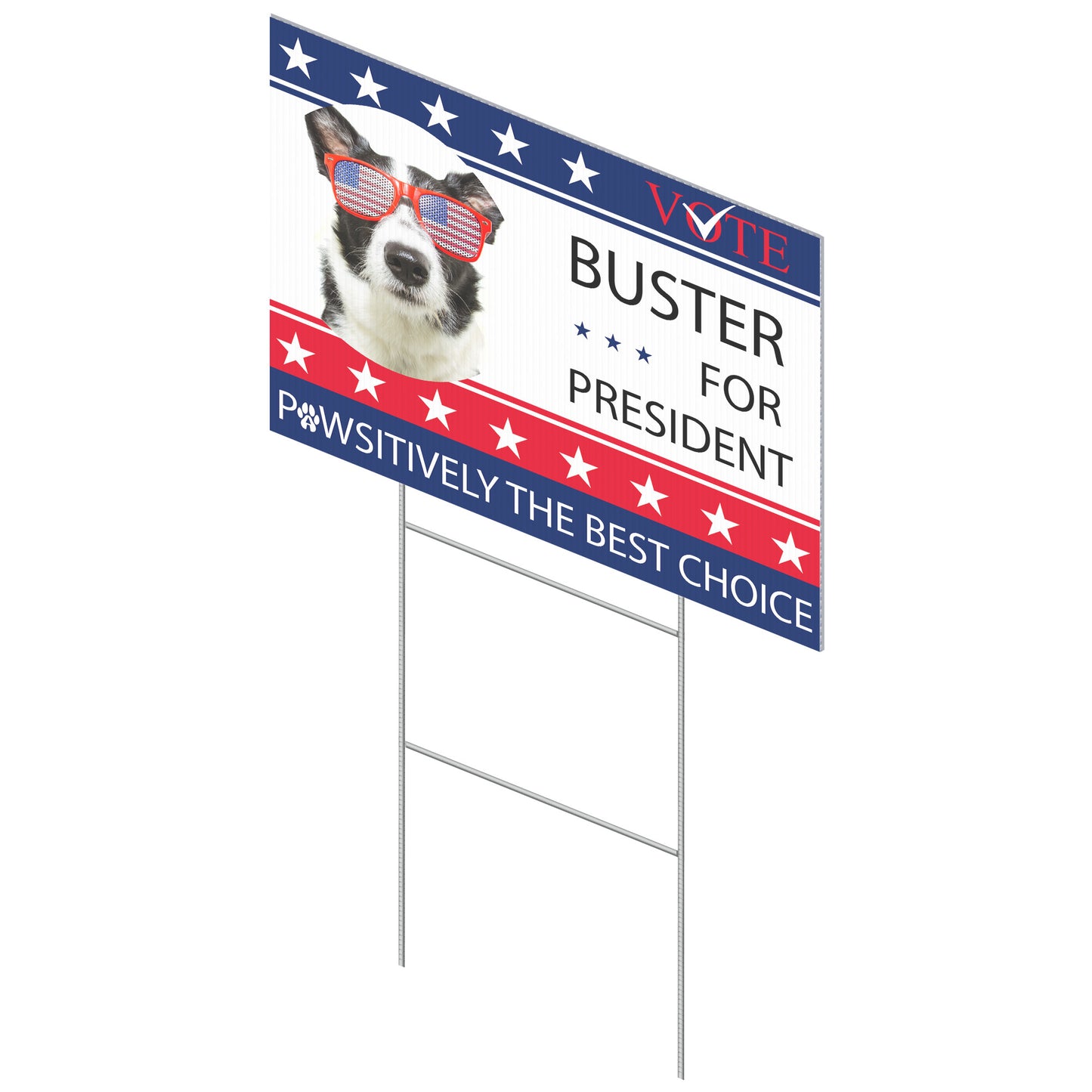 Dog Election Yard Sign
