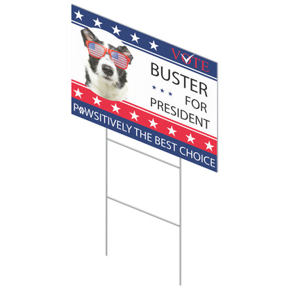 Dog Election Yard Sign