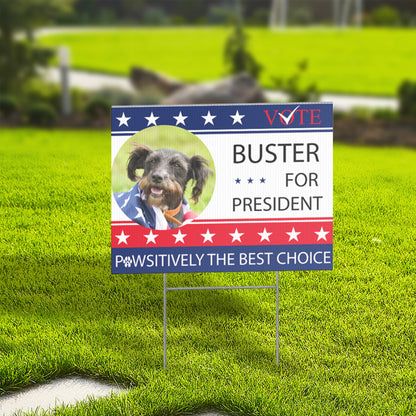 Dog Election Yard Sign