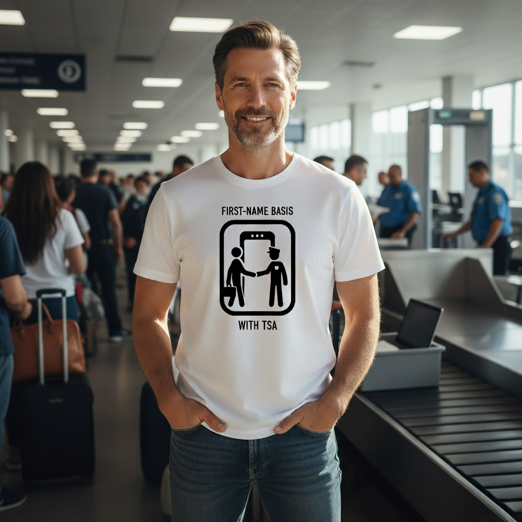 First-Name Basis with TSA Tee