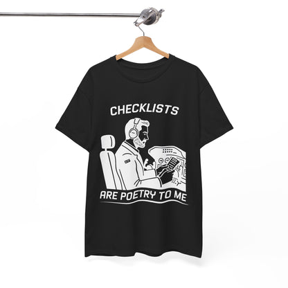 Checklists are poetry to me