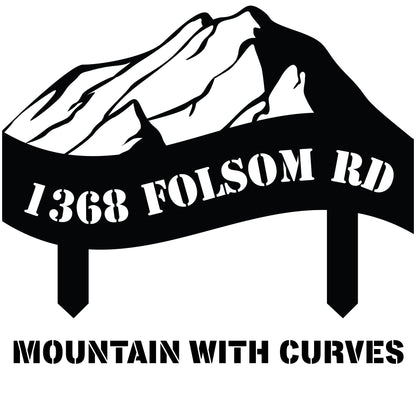 Wilderness Metal Address Sign