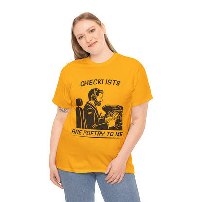 Checklists are poetry to me