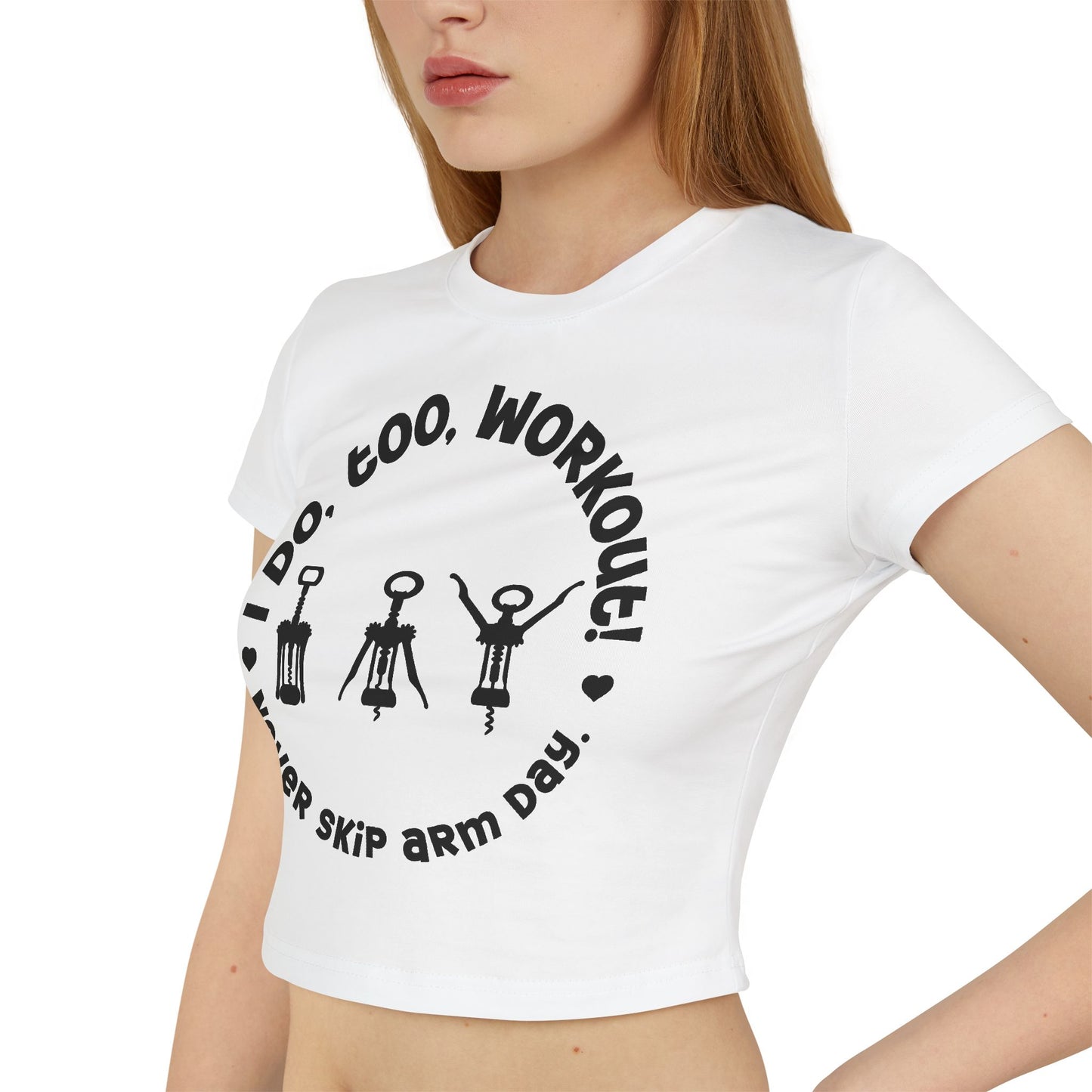 Funny Wine Lover Cropped T-Shirt - Cute Summer Shirt for Women