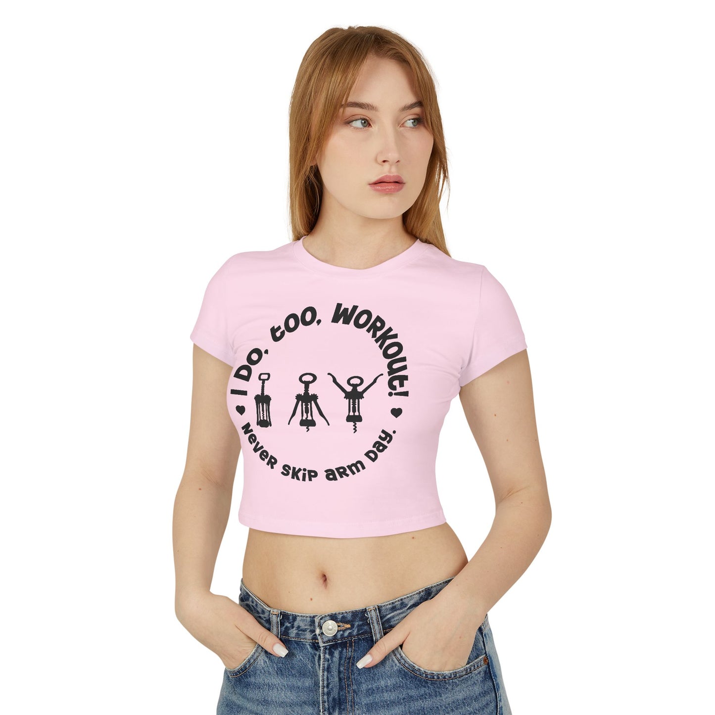 Funny Wine Lover Cropped T-Shirt - Cute Summer Shirt for Women