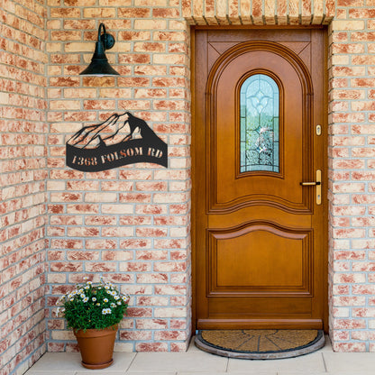 Wilderness Metal Address Sign