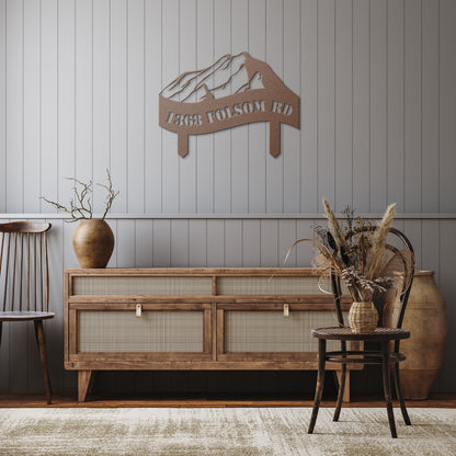 Wilderness Metal Address Sign