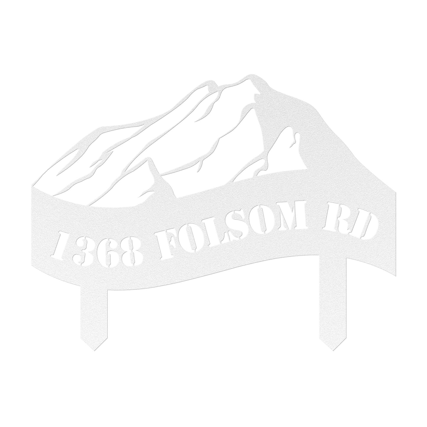 Wilderness Metal Address Sign