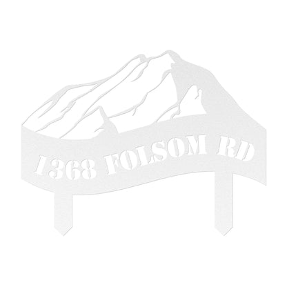 Wilderness Metal Address Sign