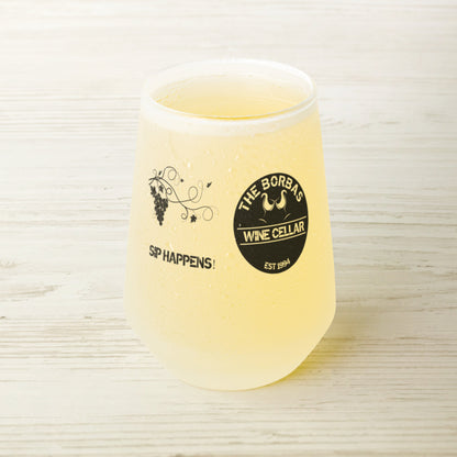 Wine Glass frosted without foot