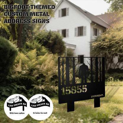 Bigfoot Address House sign