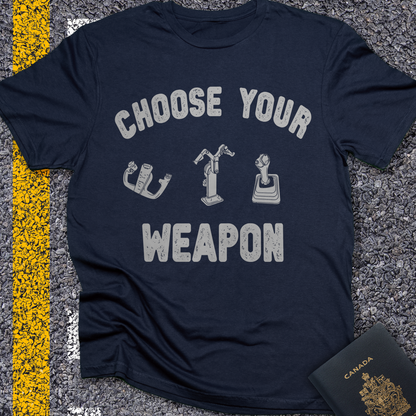 Choose Your Weapon - to fly the plane!