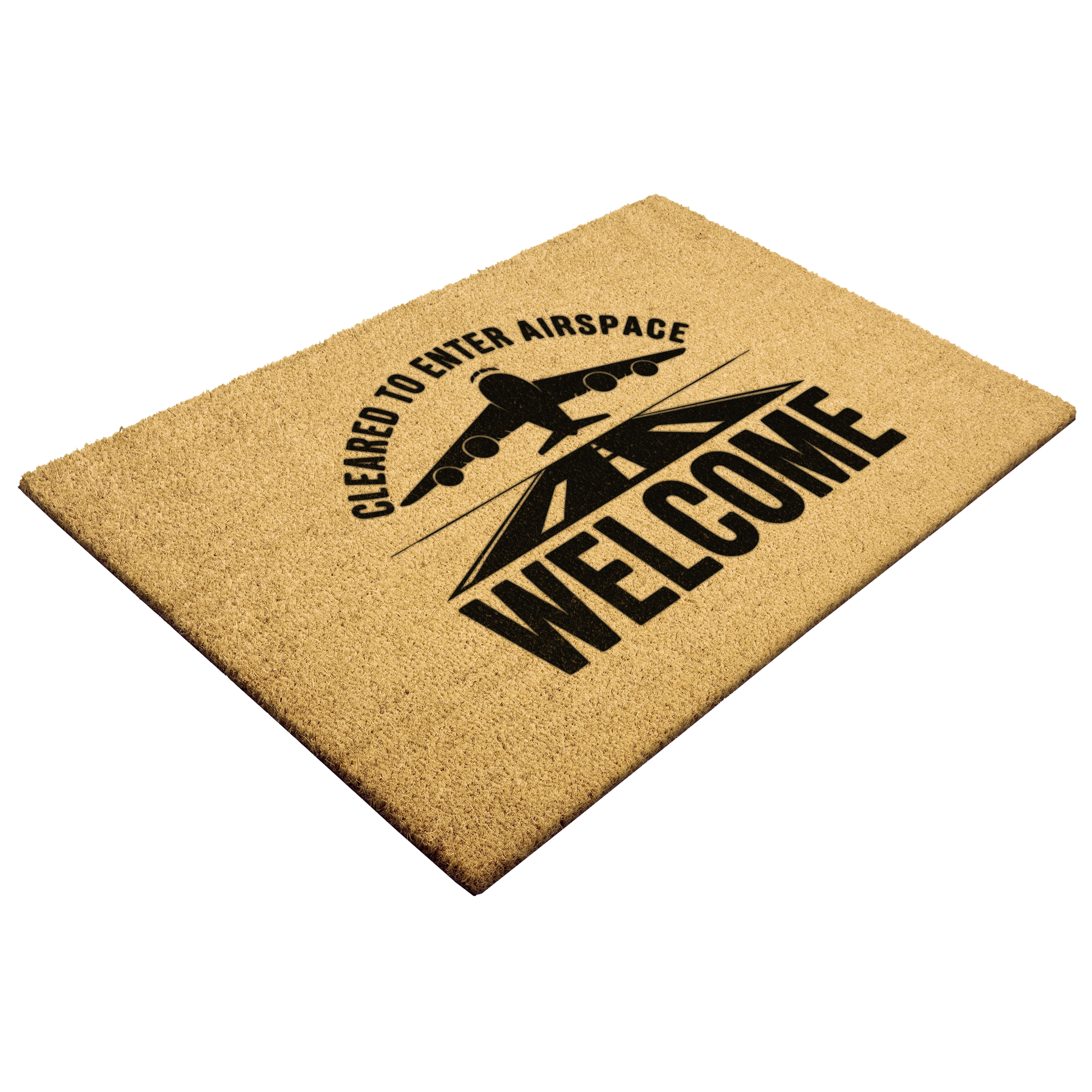 cleared_to_enter_airspace_-_welcome_1_av_Outdoor_Mat_Angle_Mockup.png