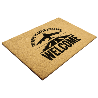cleared_to_enter_airspace_-_welcome_1_av_Outdoor_Mat_Angle_Mockup.png