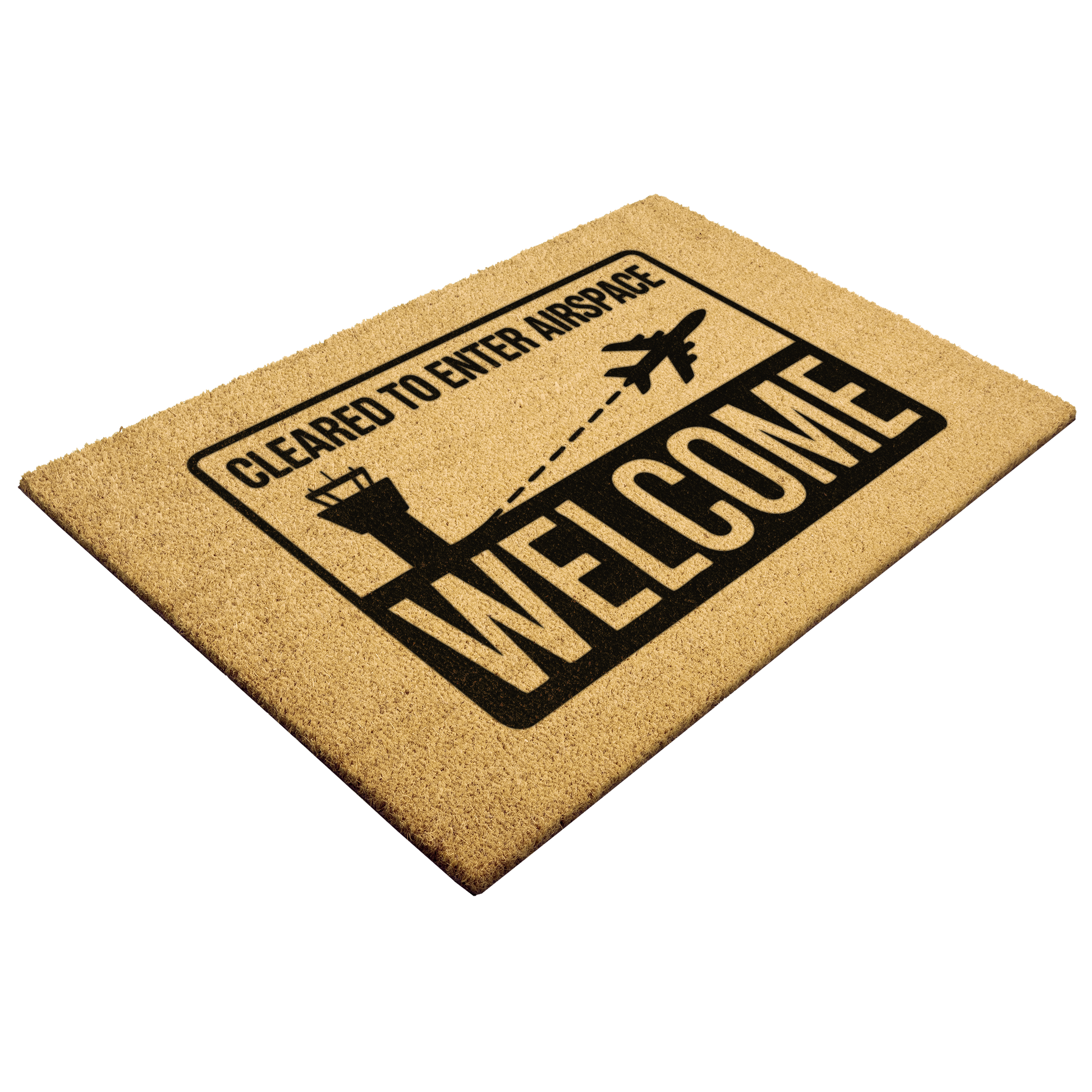 cleared_to_enter_airspace_-_welcome_2_av_Outdoor_Mat_Angle_Mockup.png