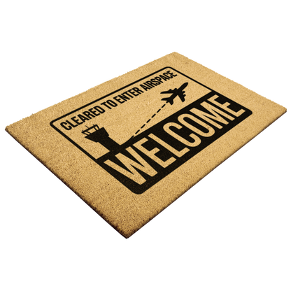 cleared_to_enter_airspace_-_welcome_2_av_Outdoor_Mat_Angle_Mockup.png