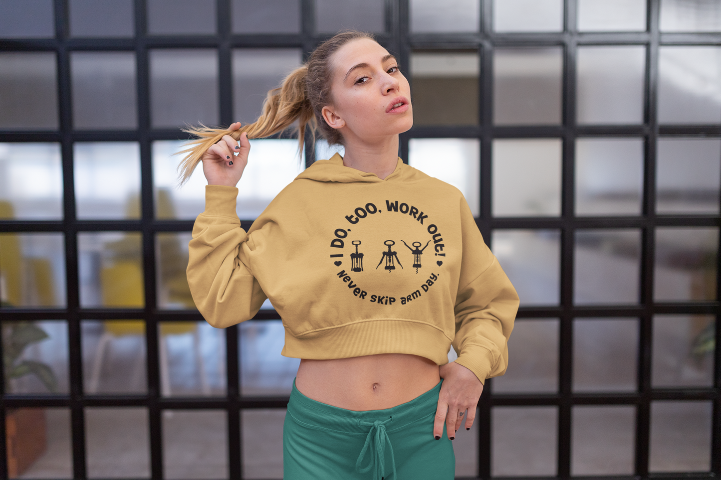 Funny Wine Lover Cropped T-Shirt - Cute Summer Shirt for Women