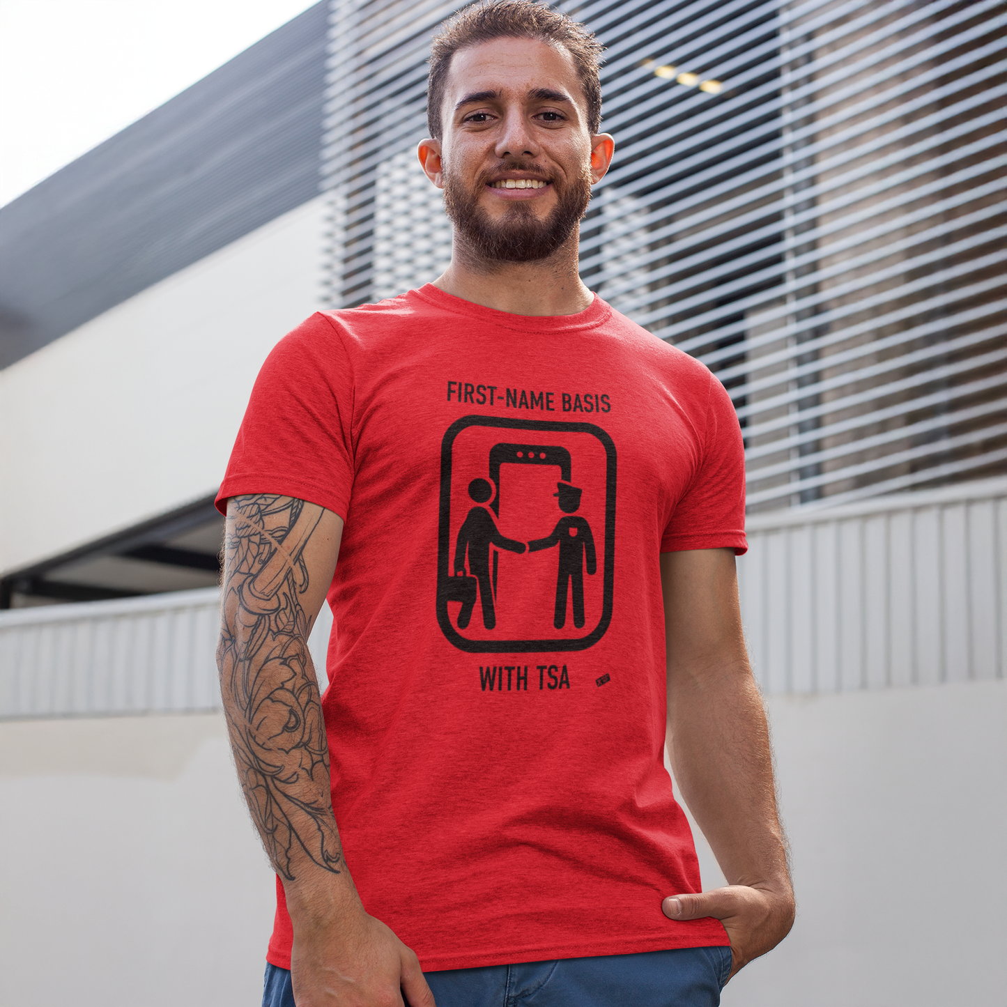 First-Name Basis with TSA Tee